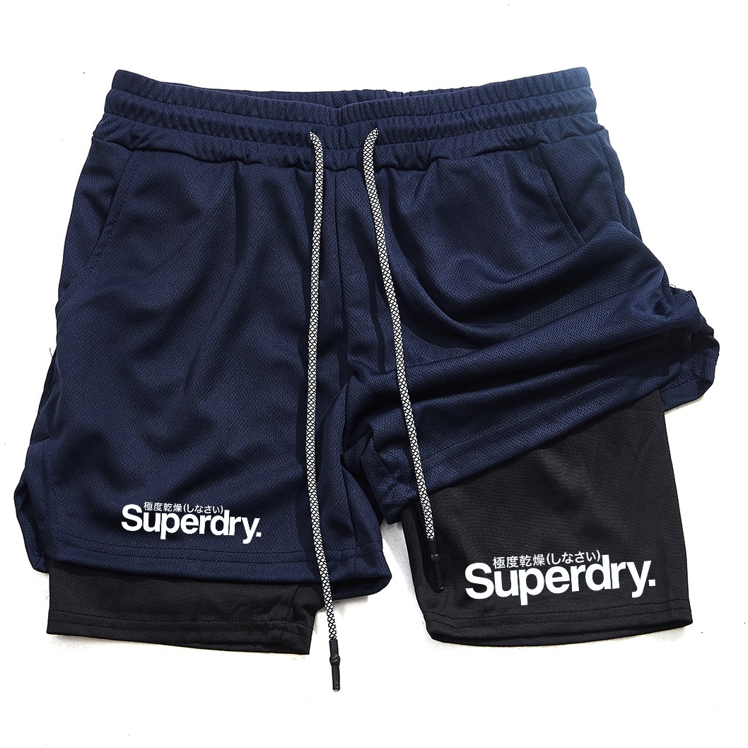 Performance Boxer Sport - Shorts de sport 2-en-1 pour hommes,
