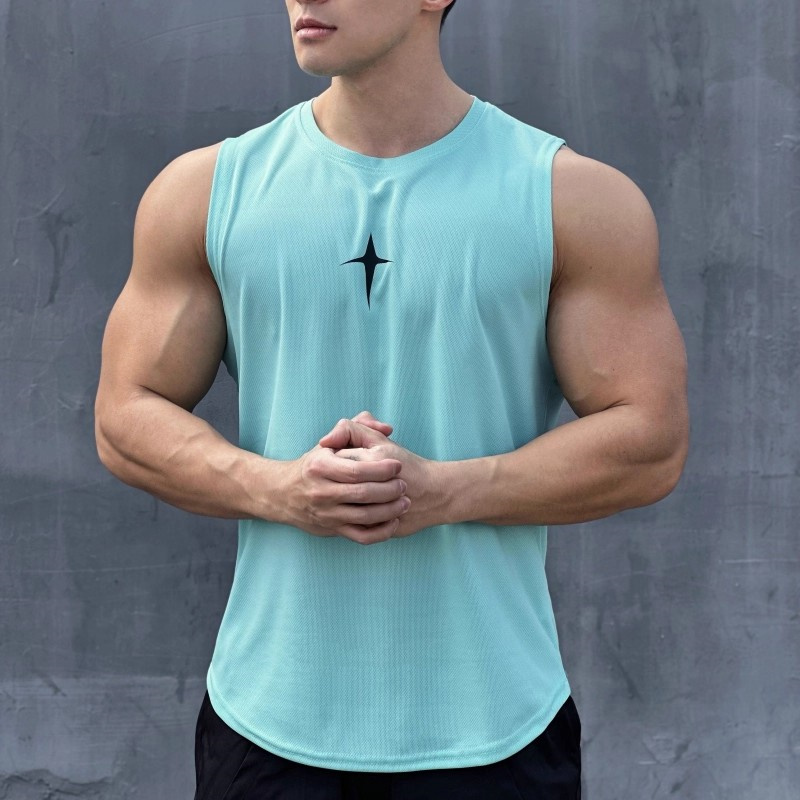 Undershirt Crew Neck - Débardeur d'été sans manches pour homme,