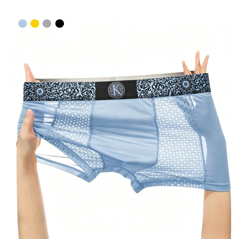 Caleçons Boxers Homme en Soie  - Mesh Sport Boxer avis et prix