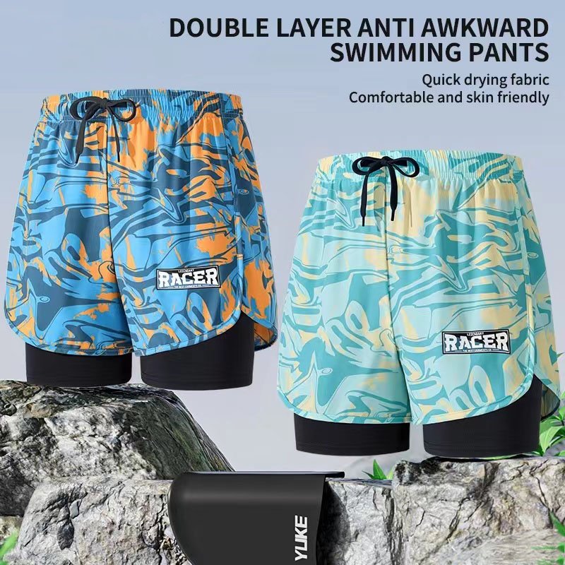 Maillot de bain Double couche  - Trunk Breathable Men avis et prix