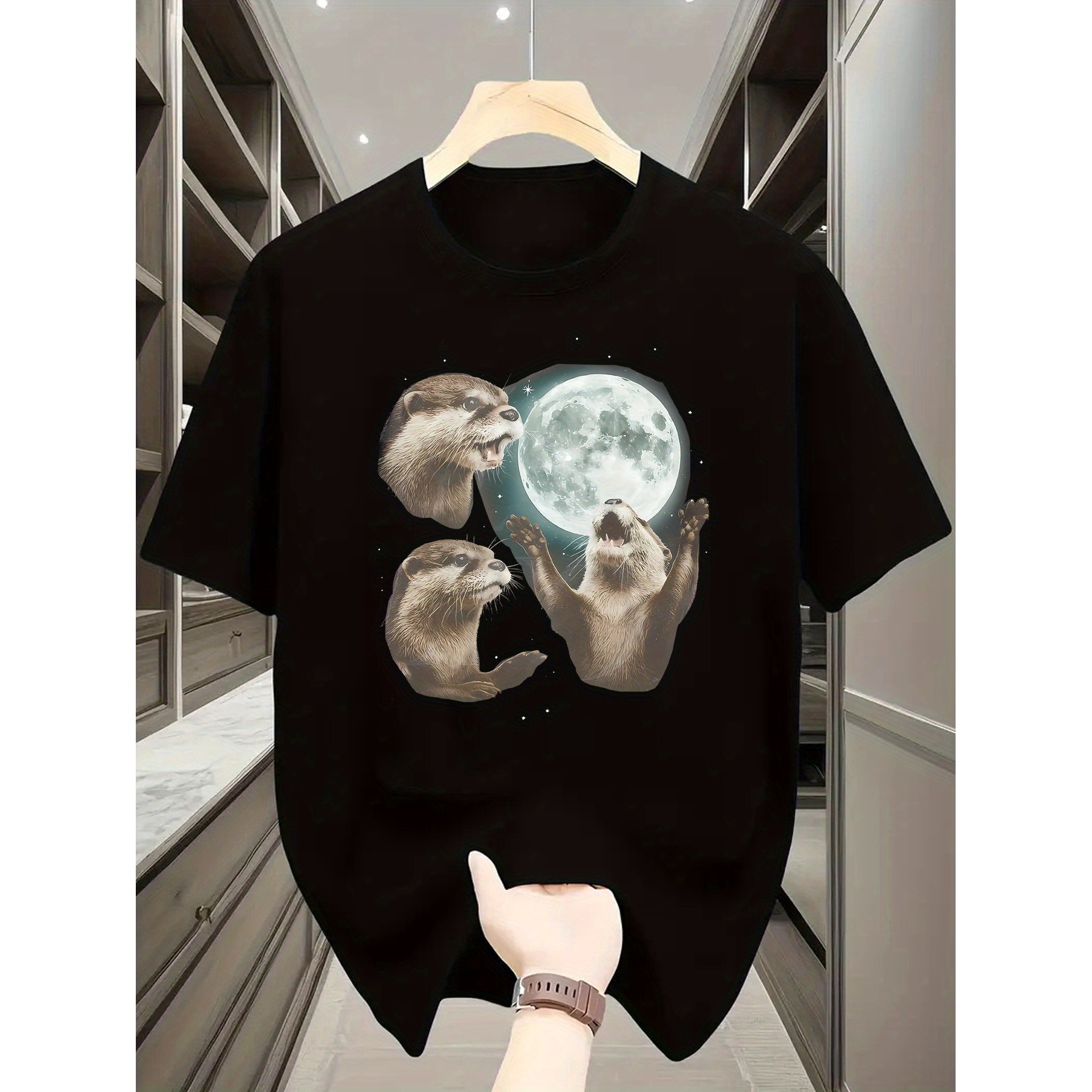 T-shirt graphique Playful Otte - Undershirt Crew Neck avis et prix