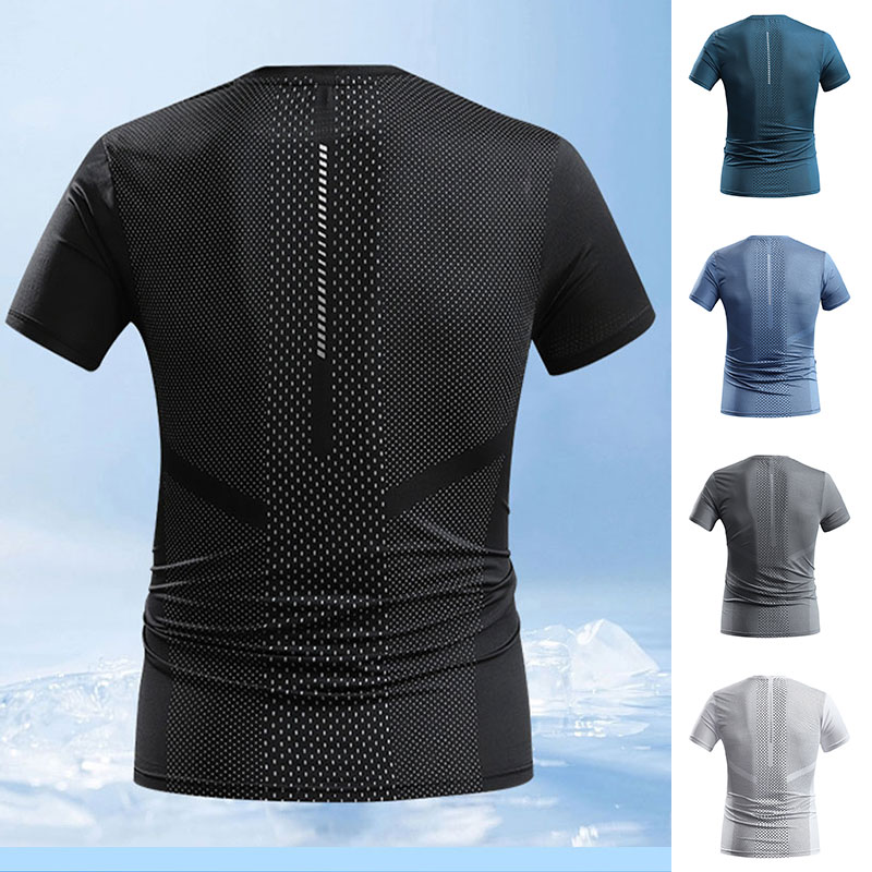 T-shirt de sport d'été pour ho - T Shirt Tight Fit avis et prix
